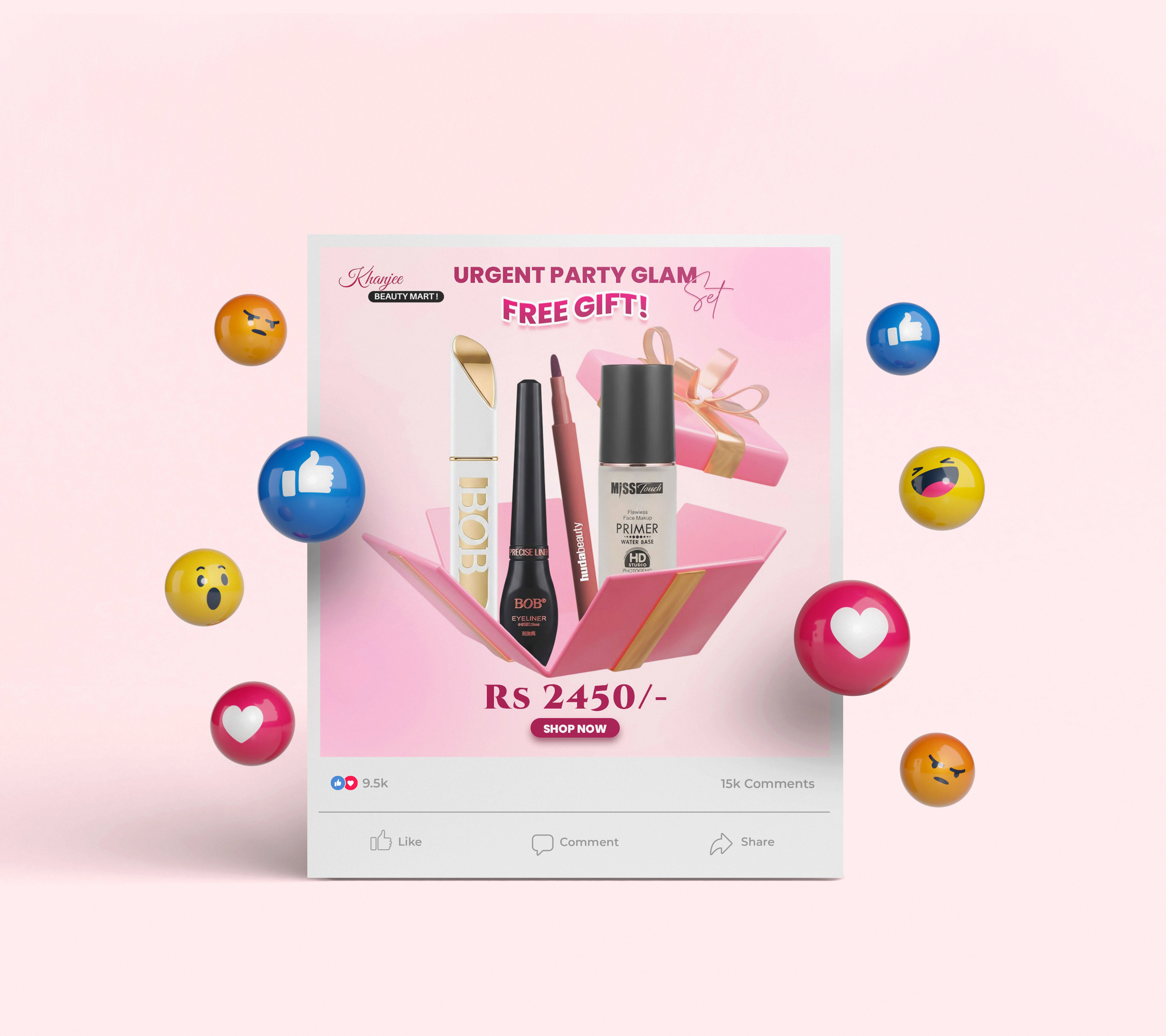 URGENT PARTY GLAM 𝒮𝑒𝓉 FREE GIFT