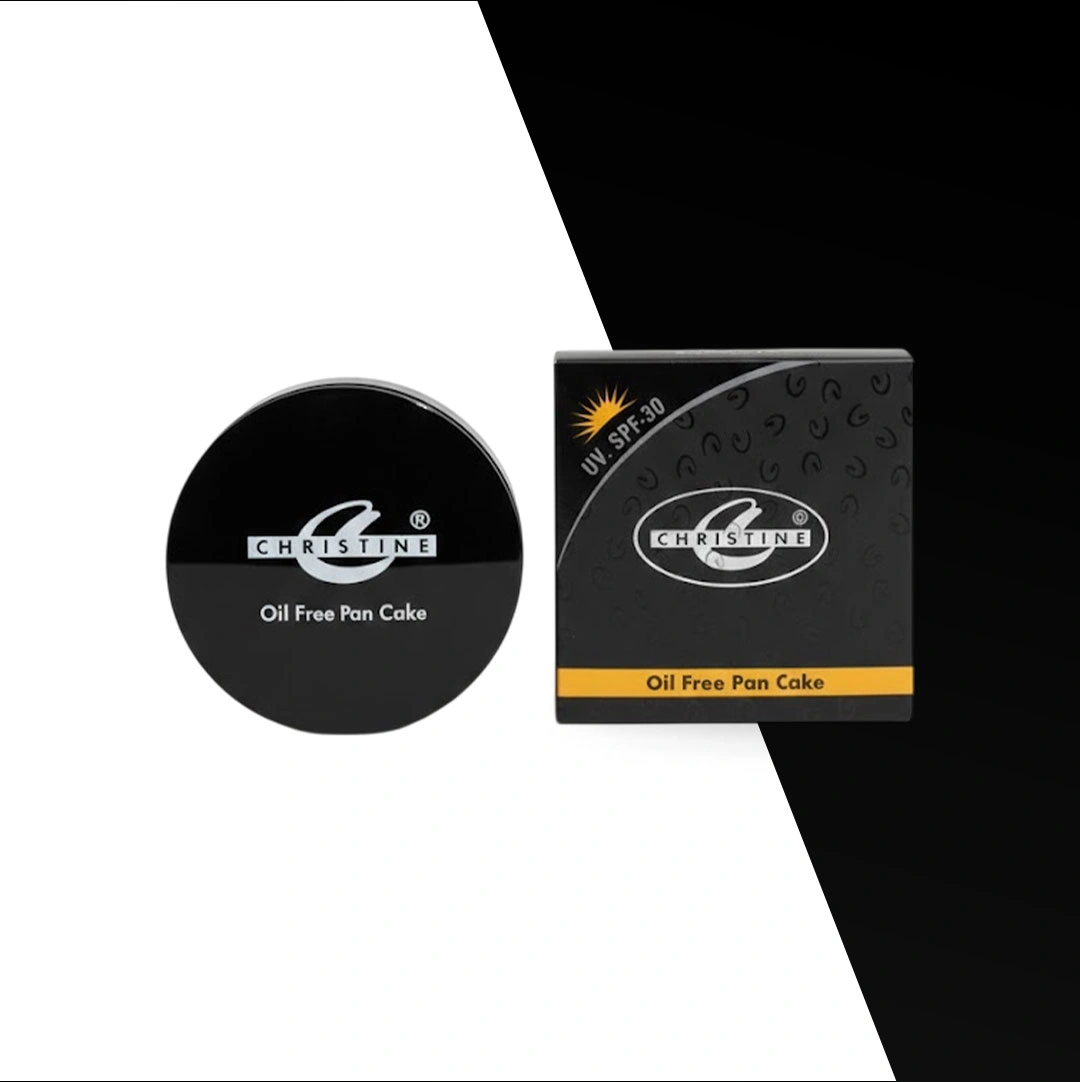 Christine Oil-Free Pan Cake Foundation with UV SPF-30 Protection